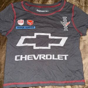 Chemistry Kids Gray Chevrolet Logo T-Shirt